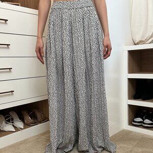 Dalmatian Print Wide Legged Pants